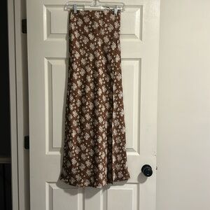 Altr'd State satin maxi skirt